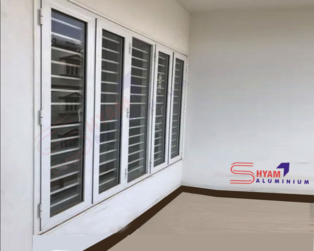 Z Section Aluminium Domal Windows with Safety Grill Manufacturers